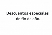 Descuentos especiales de fin de año
