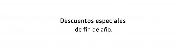 Descuentos especiales de fin de año