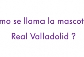 ¿Cómo se llama la mascota del Real Valladolid?