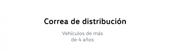 Correa de distribución Vehículos Comerciales para Vehículos Comerciales de más de 4 años