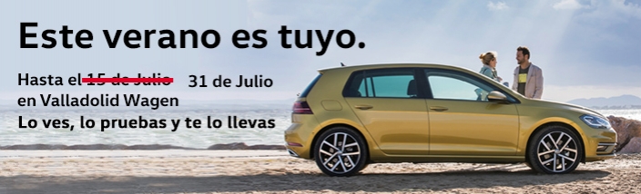 AMPLIAMOS PROMOCIÓN -En Valladolid Wagen tu Volkswagen desde hoy mismo al mejor precio