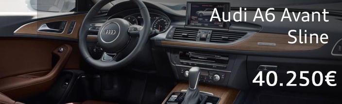 Audi A6 Avant Sline 40.250 euros