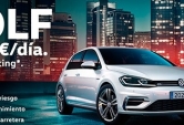 Oferta precio nuevo Volkswagen Golf 10 € día en Valladolid