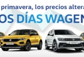 Valladolid Wagen lanza hasta el 20 de Abril LOS DÍAS WAGEN con SuperDescuentos en toda la Gama Volkswagen
